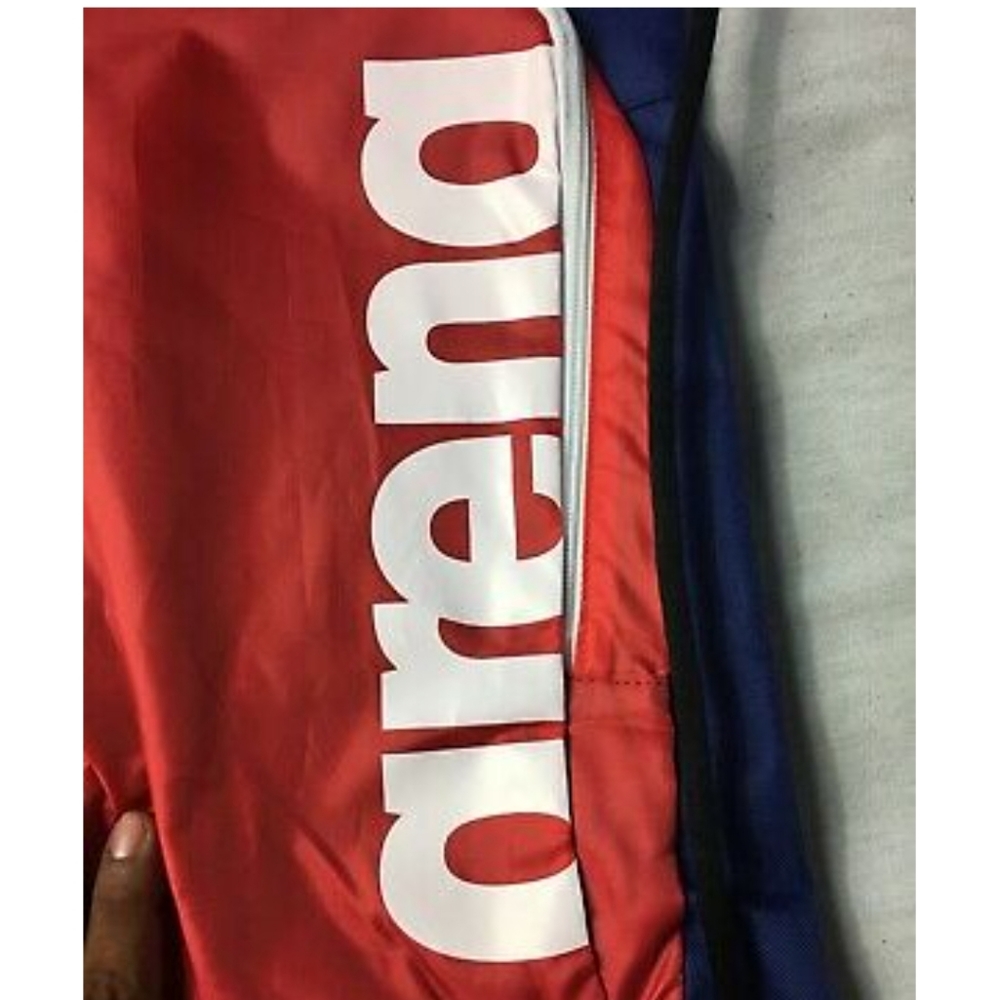 Arena USA Fast Sack Drawstring Bag Red White Blue Rare Soccer Swim